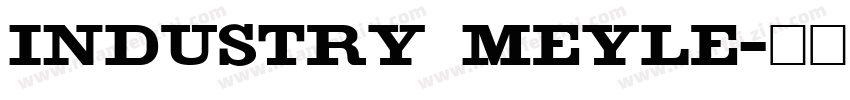 industry meyle字体转换